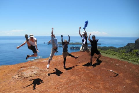 【小笠原父島・山歩き1日】絶景の山頂（千尋岩）や隠れ家ビーチ（西海岸）を目指す山歩き