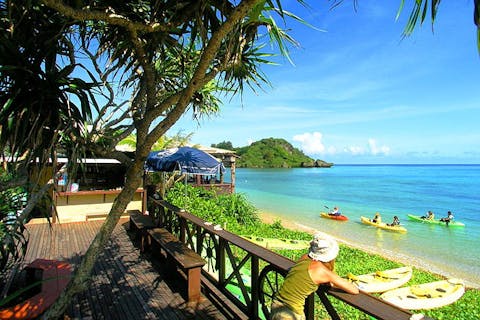 【沖縄・恩納村・シーカヤック】C：シーカヤック断崖絶壁の冒険（1.5時間）英語対応可※要相談★