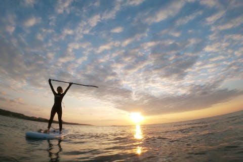 【宮古島・SUP 】究極の選択！『朝・昼・サンセット』ウミガメに高確率に会えるSUPクルージング
