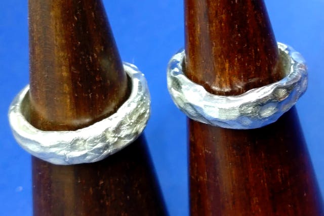 【通常コース】岡山・銀粘土で作るシルバーアクセサリー（リング・ピアスなど）