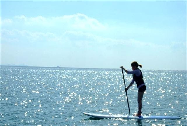 【鹿児島・SUP】初心者歓迎！サーフィンゲレンデ鹿児島・江口浜で海上散歩