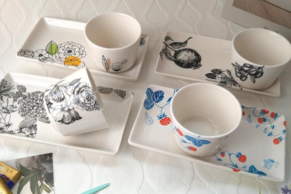 在庫処分セール/色々詰め合わせ/ポーセラーツ/陶器/食器/陶芸 西荻窪・ポーセラーツ体験】吉祥寺駅から1駅の好立地！どこにも売っ