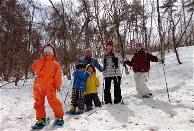 【北軽井沢・スノーシュー】気軽に雪遊びができるスノーシュー体験！スノーパークコース