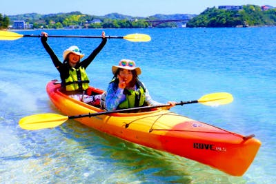 熊本県天草・2時間・カヤック】天草五橋と無人島を巡る！シーカヤック