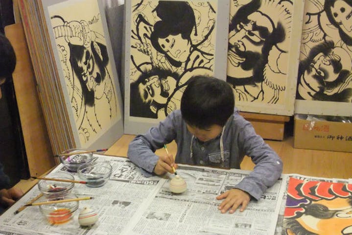 青森 伝統工芸 こま絵付 津軽特産のこまに自由に絵付けする伝統工芸体験 アソビュー