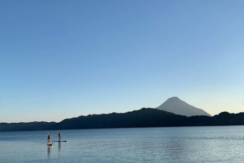 【鹿児島・指宿・SUP】ボートクルージングパワースポット巡り付きSUPスクールレンタル！