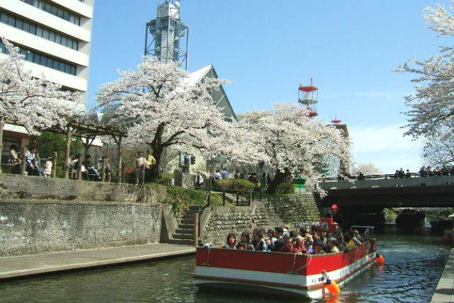 【富山・遊覧船】松川をゆったりと巡る。遊覧船クルージング団体プラン