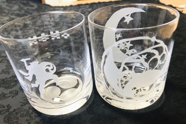 サンドブラスト用色被せガラスセット 12個入り＆おまけビアタン 三重県松阪市・サンドブラスト】オリジナル作品を、自分へのご褒美や