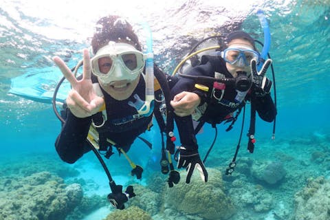 【奄美大島・体験ダイビング】憧れのダイビングに挑戦！半日で手軽に海遊びを楽しもう（写真撮影付）