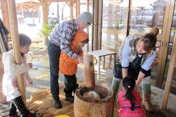 富山・餅つき】つきたてモチモチをほおばる！自家製もち米で餅