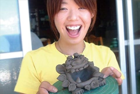 【沖縄県宮古島・陶芸体験】オリジナルシーサーを手作りしよう！気軽に本格陶芸体験