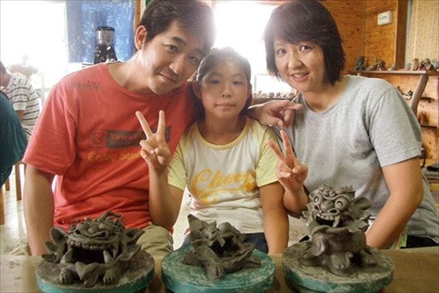 沖縄県宮古島・陶芸体験】オリジナルシーサーを手作りしよう！気軽に