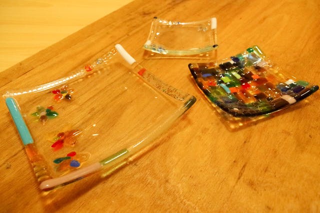 東京・浅草・墨田・ガラス細工】モザイクガラスでお皿作り（1.5時間 
