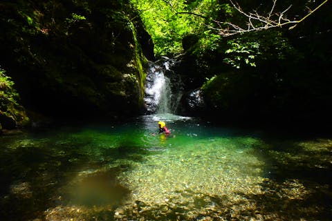 【東京・奥多摩】シャワークライミング＆奥多摩ダッキーコンボツアー（写真データ・ランチ付）