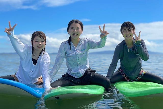 【徳島・サーフィン・半日】レンタル用品込みで初心者も安心してテイクオフ！徳島でサーフィン体験