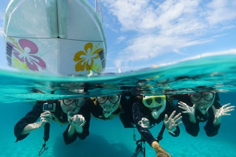【1日・石垣島・ボートシュノーケリング】1日のんびりボートシュノーケリング満喫プラン！市街地エリア送迎無料！