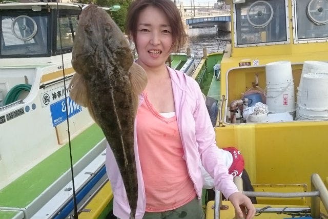 横浜 船釣り 半日 夏が旬の高級魚マゴチ釣り アソビュー