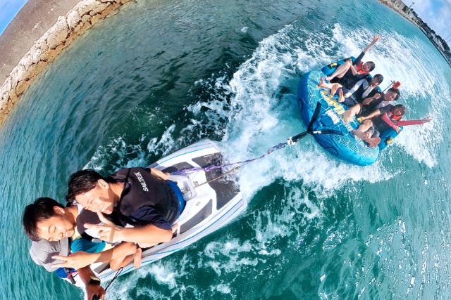 【沖縄・宜野湾・ジェットスキー・マーブル】ジェットスキー体験＆マーブルの大満喫セットプラン！GoPro無料貸出★