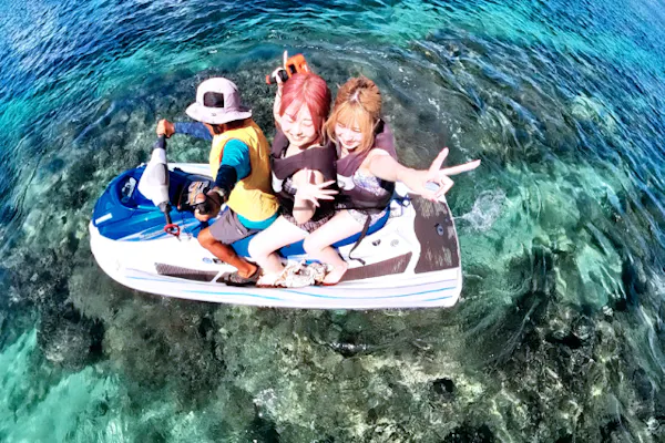 沖縄・宜野湾・ジェットスキー・マーブル】マリンアクティビティ大満喫