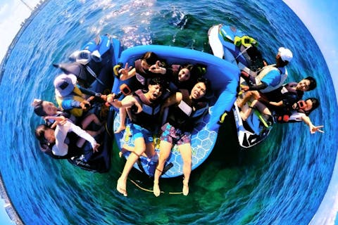 【沖縄・宜野湾・ジェットスキー・マーブル】マリンアクティビティ大満喫2点セット！GoPro無料貸出★