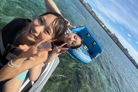 【沖縄・宜野湾・ジェットスキー・マーブル】マリンアクティビティ大満喫2点セット！GoPro無料貸出★