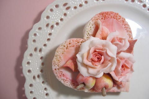 【東京・目黒区・クレイアート】ハーブの香りに包まれる。ハートの贈り物作り