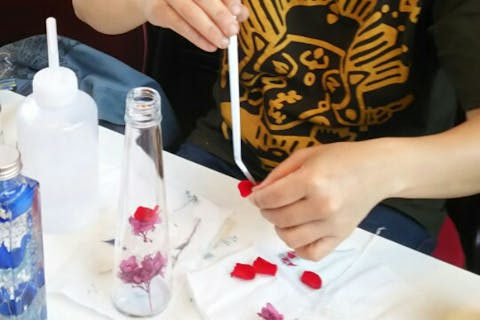 【東京・立川・グリーンインテリア】立川駅徒歩6分！ハーバリウム2個・体験レッスン