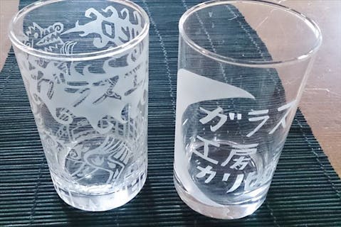熊本県天草市 ガラス工芸 オリジナルデザインをすりガラスに サンドブラスト体験 アソビュー