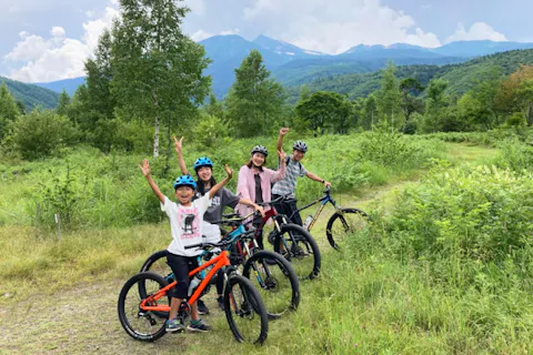 【長野・マウンテンバイク】オフロード・サイクリングツアー！緑と太陽を感じながら、乗鞍高原へ