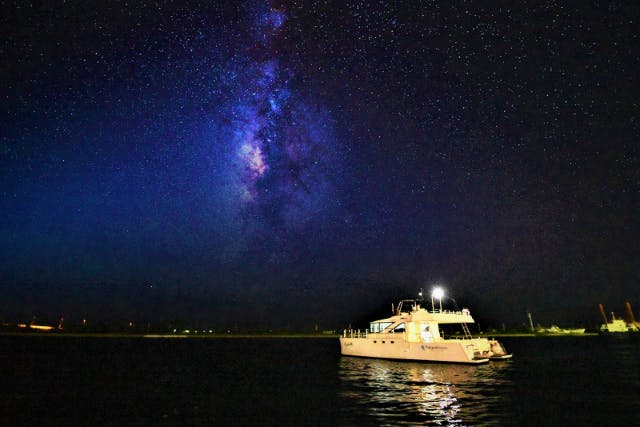 【沖縄・石垣島・星空クルージング】当日予約◎！レンタカーor自家用車限定プラン！世界有数の星空に逢いに行く！ 三線を聴きながら見る満天の星空＜星空ガイド・三線生ライブ／1ドリンク＞