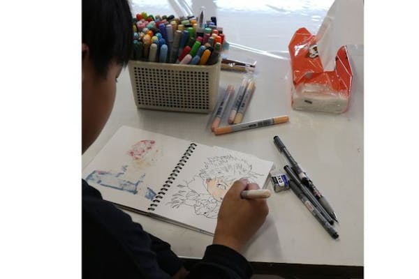 愛知・知多・絵画教室】初級イラスト教室1日体験・大好きなキャラを