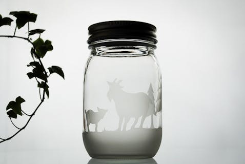 市ヶ谷駅から徒歩5分！サンドブラストでガラスジャー作り（約2時間）