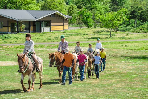 宮城・蔵王・乗馬体験（30分・蔵王の森コース）