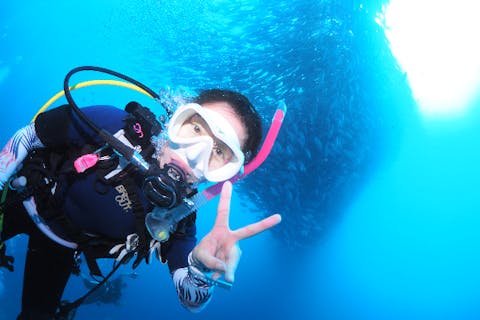 【石垣島・PADIアドバンス講習・2日間】大型ダイビング専用ボートで快適！！水中写真無料プレゼント！