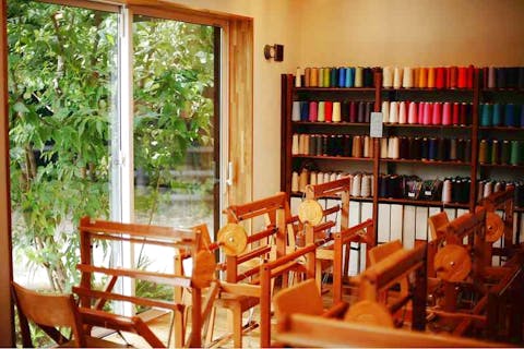 【東京・吉祥寺・さをり織り】《期間限定8月31日まで！》サラリとした肌ざわりのリネンでストールを織る1日体験