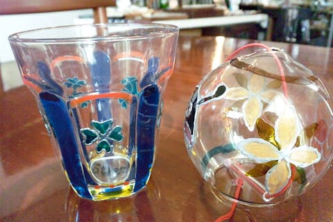 【岐阜・ガラス工芸】お部屋に飾るガラスアート！観賞用ガラスに、自由に絵を描こう