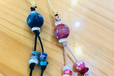 コアガラス　とんぼ玉　鈴蘭　新品未使用 常設展 | KOBEとんぼ玉ミュージアム