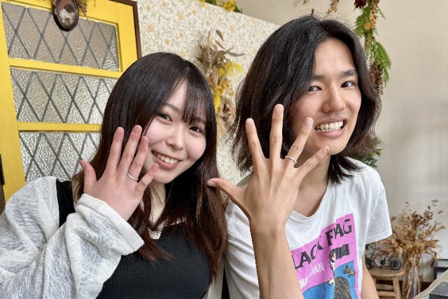 記念日に作りあうペアリング体験【軽井沢駅から徒歩5分・当日お持ち帰り可】