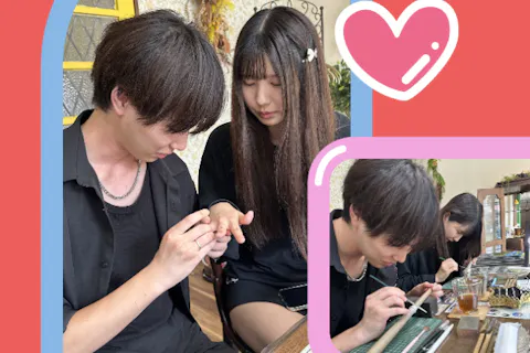 【長野・軽井沢・リング作り体験】２人の記念日にペアリングを作りませんか？