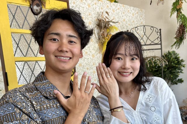 ダイヤ風（CZ）一石プレゼント！長野・軽井沢で記念日に手作りシルバーペアリング制作体験
