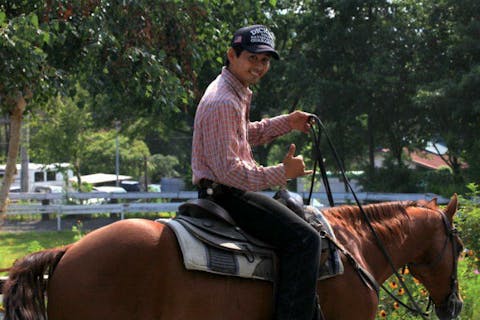 【山梨・小淵沢・経験者向け・乗馬体験】じっくり外乗を楽しみたい方のための60分コース！