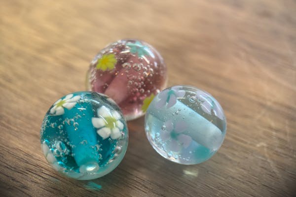 新潟市・とんぼ玉】選べる色は30種類！色とりどりのとんぼ玉を作ろう