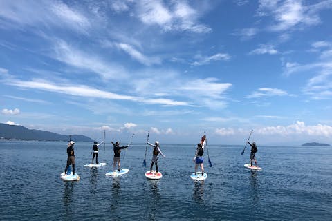 【滋賀・琵琶湖北湖・SUP】経験者向け上達コース！水のキレイな新Wani Baseでスキルを磨こう！ 少人数制