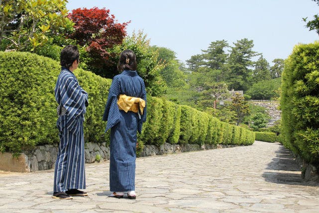 三重・松阪・着物レンタル】『松阪もめん』で着物美人！カップル・友達