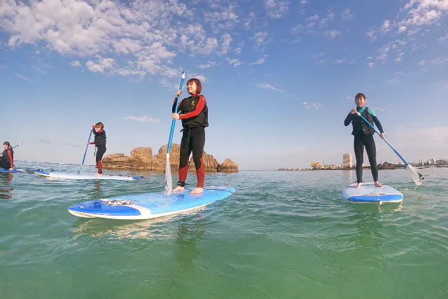 沖縄・北谷・SUP】最大12時間SUPボードレンタル！自由気ままに、沖縄の