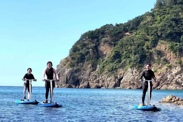 鳥取・岩美・SUP・浦富海岸コース】初めての方でも乗れる！新感覚SUP