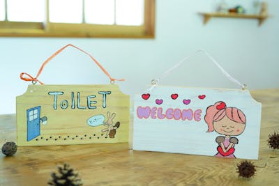 ドアプレート　陶器 プレート 22cm L エッジライン 陶器 食器 （ 食洗機対応 電子レンジ