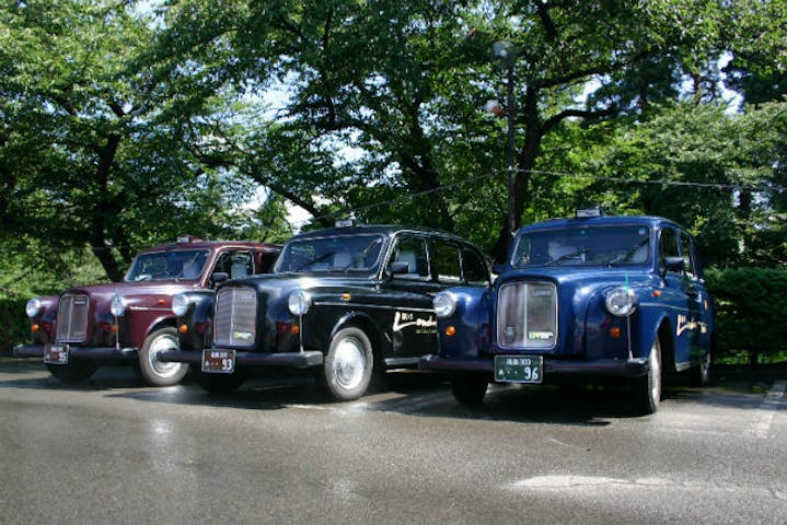 福島 会津若松市 着物レンタル 会津木綿を着て ロンドンタクシーで市内観光 アソビュー