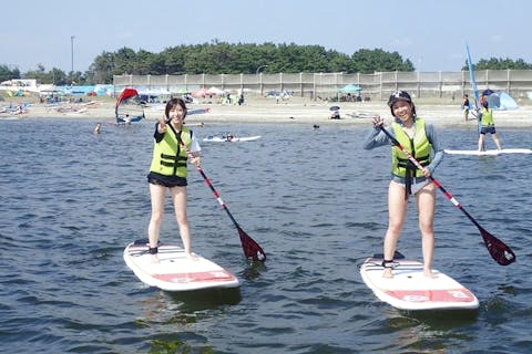 【千葉県・稲毛海岸・SUP】SUPレンタルプラン（3時間コース）
