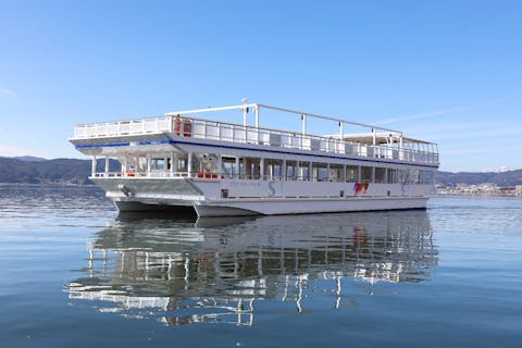 【諏訪湖・クルージング】諏訪湖をぐるりと一周！遊覧船でデイクルージング